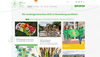 TYPO3-Website für Landesgartenschau 2022