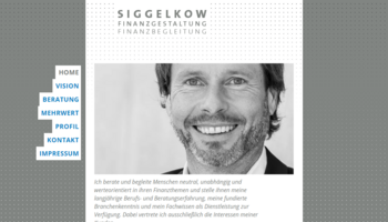 WordPress-Webseite für Siggelkow Finanzgestaltung