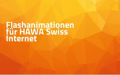 Flashanimationen für HAWA Swiss Internet
